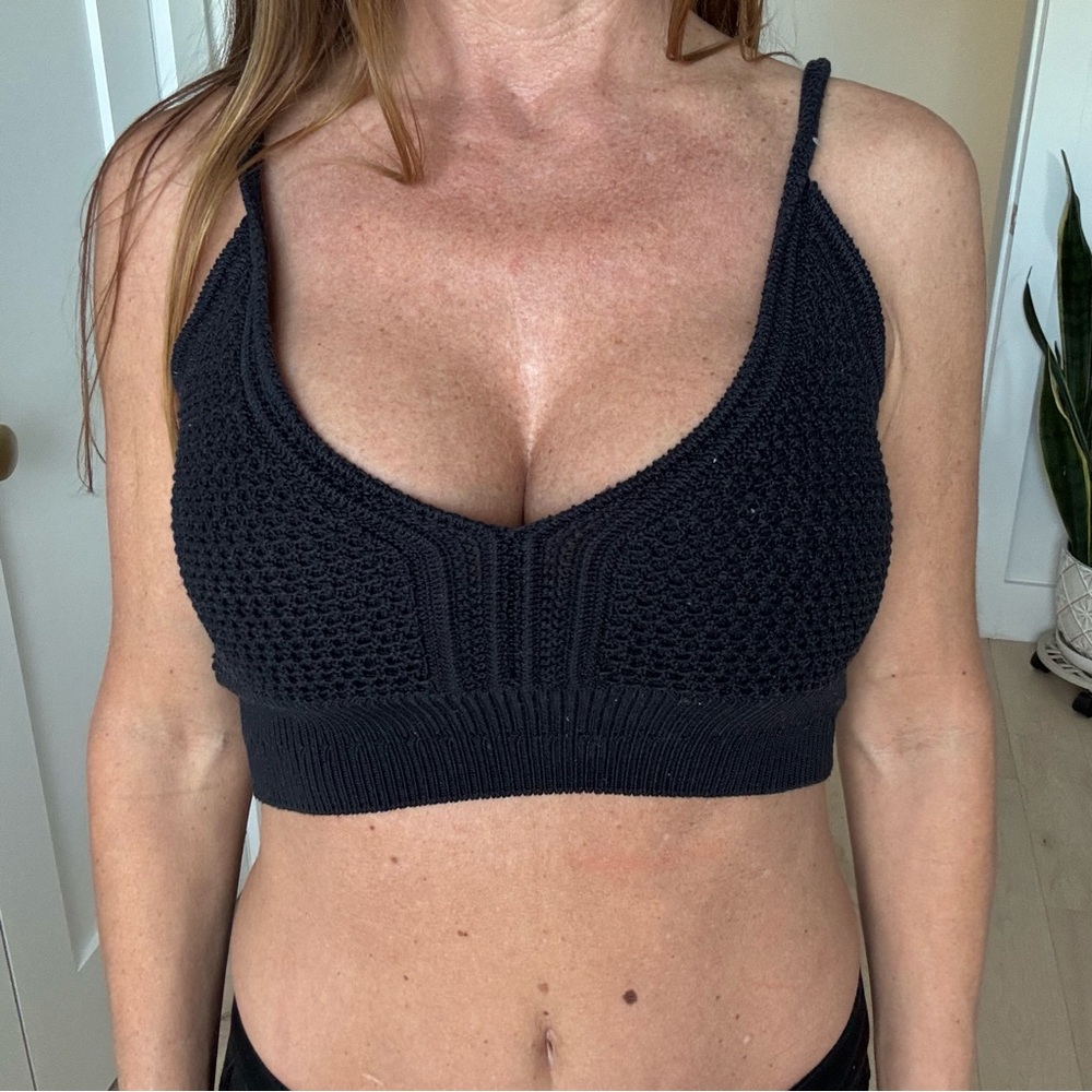 Intermix Black Crochet Bralette